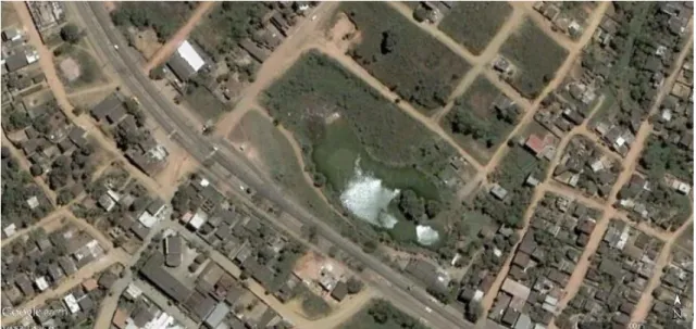 Figure 1. Aerial image of October 12 th , 2005 