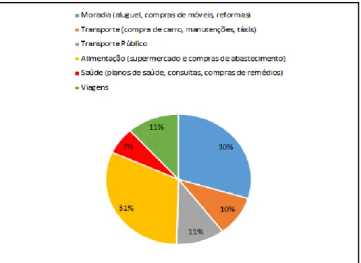 Gráfico 10 - No último ano, com o que você mais gastou? 