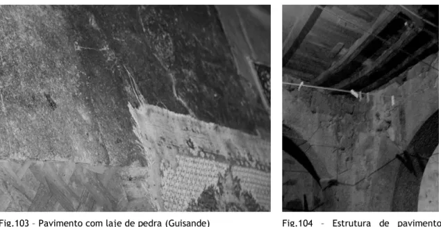 Fig. 105 – Piso da adega em terra batida (Guisande) 