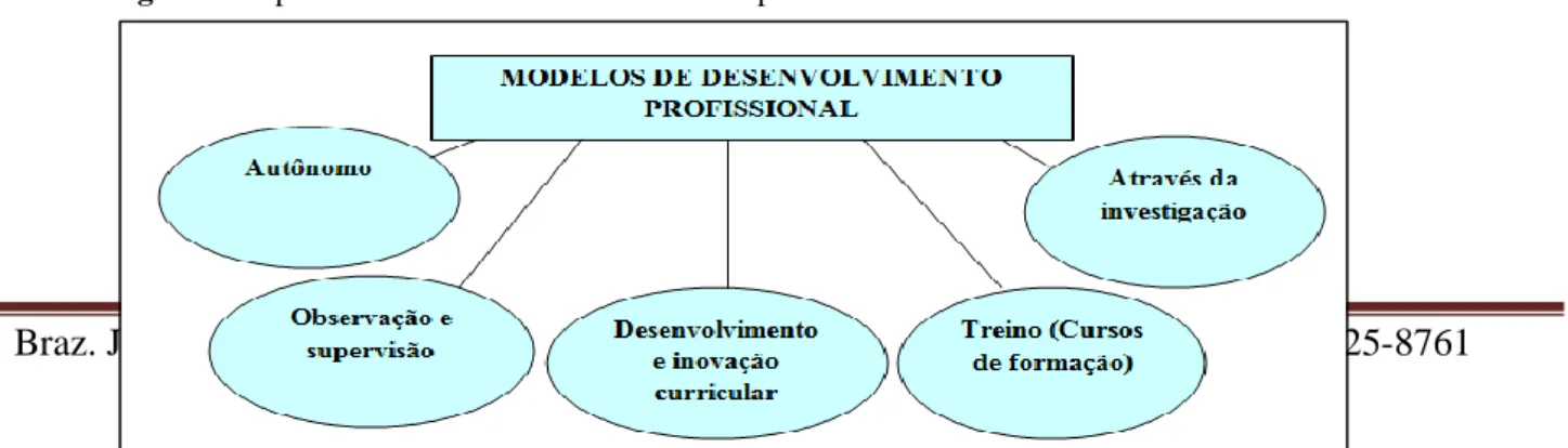 Figura 1: Tipos de Modelos de desenvolvimento profissional  