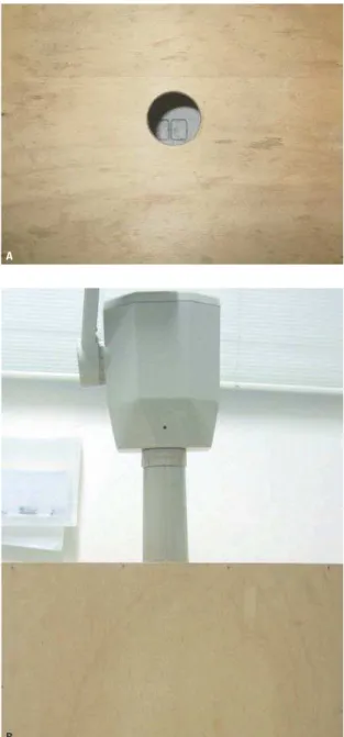 FIGURA 1 - Caixa desenvolvida para tomada radiográfica da região metacar- metacar-pofalangeana dos polegares