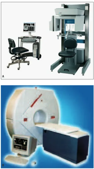 FIGURA  13  -  Aparelhos  de  tomografia  computadorizada  de  feixe  cônico. 
