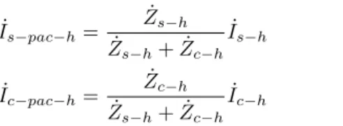 Figura 3: Circuitos equivalentes de Norton para uma ordem harmônica h considerando: (a) contribuição da fonte e (b) contribuição do consumidor.