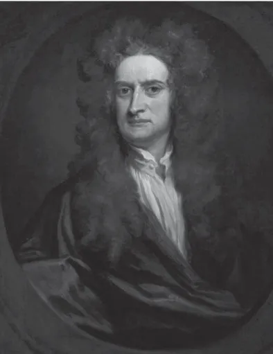 Figura 4. Retrato de Newton em 1702, com 61 anos de idade, pintado por Godfrey Kneller.