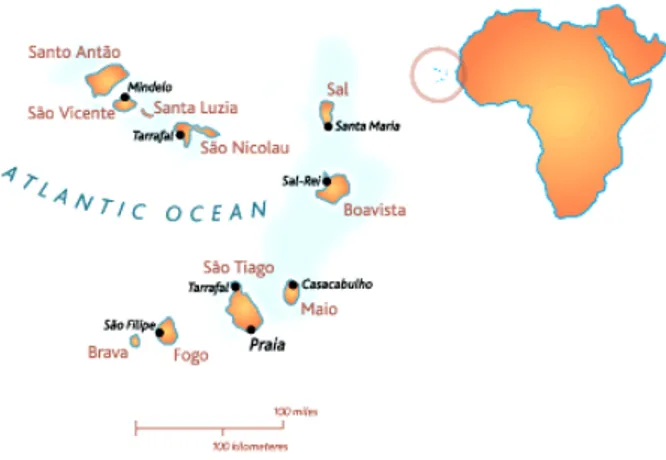 Figura 2.1 – Localização Geográfica. (Moreno, 2009) 