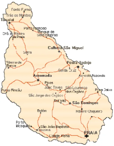 Figura 2.17 – Ilha de Santiago. (Quinquim,2007) 