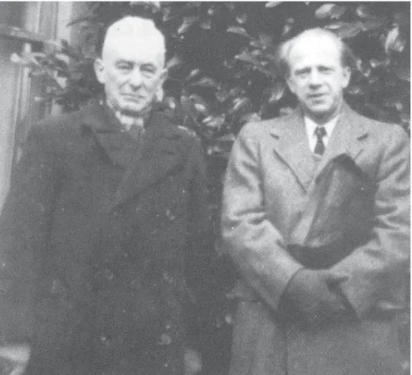 Figura 6. Max Born e Werner Heisenberg discordavam profundamente de Einstein a respeito da mecânica quântica (Fonte: Robson, 2005, p