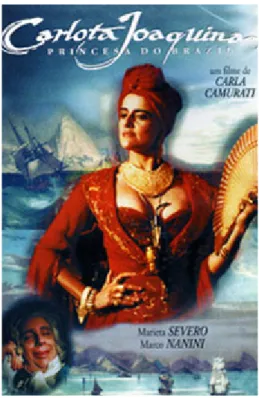 Fig. 1 – Cartaz do filme Carlota Joaquina: a princesa do Brasil.