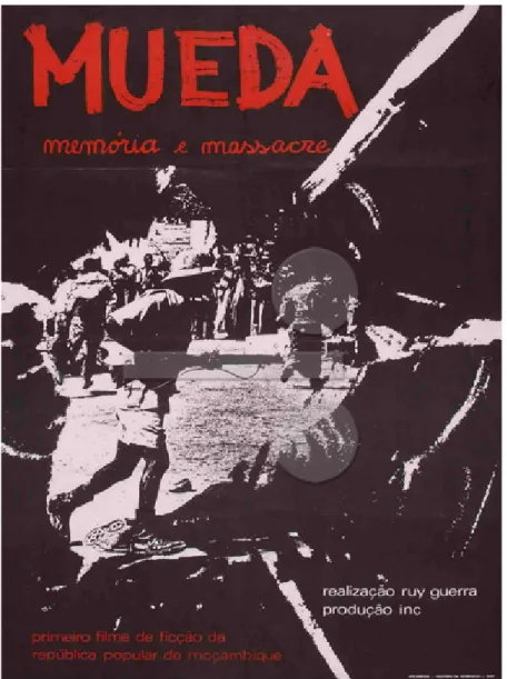 Fig. 1 - Cartaz do filme Mueda, Memória e Massacre, de Ruy Guerra, 1980.