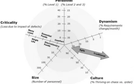 Figure 8 - Boehm and Turner radar chart. Source: Leading Answers (Griffiths, 2007) 