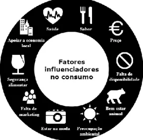 Figura 4 - Fatores influenciadores do consumo 