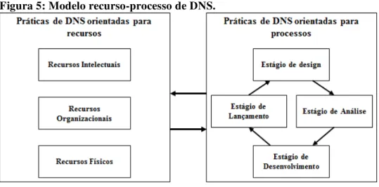 Figura 5: Modelo recurso-processo de DNS. 