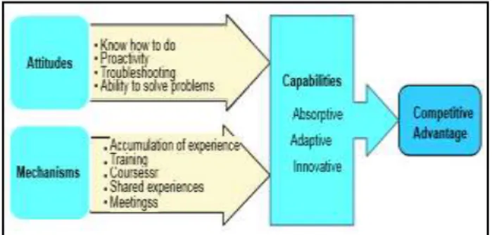 Figure 1  -Resources, capabilities and competences of  Dynamic Capabilities 