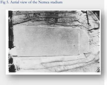 Fig 5. Aerial view of the Nemea stadium 