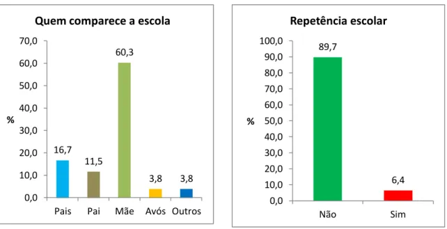 Gráfico 5 - Condição escolar e relacionamento com a escola 