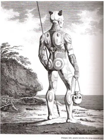 Figura 10 - Homem tatuado das Ilhas Marquesas 33