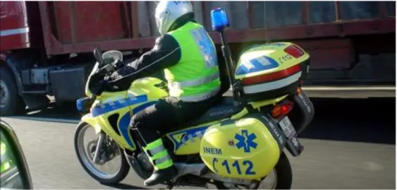 Figura 1 – Motociclo de emergência médica 