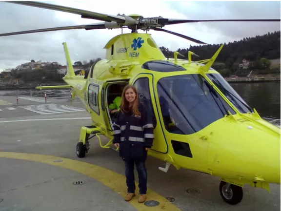 Figura 5 – Helicóptero de Emergência Médica 