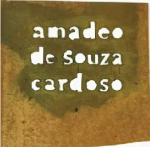 Fig. 2.  Pochoir da assinatura de Amadeo (original),   utilizado a partir de c. de 1915
