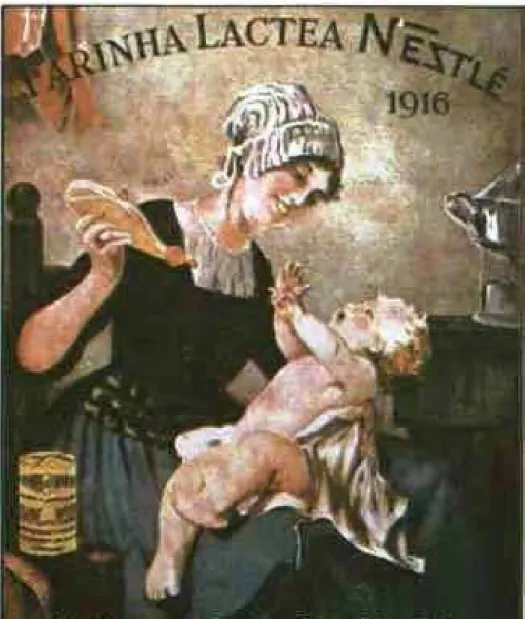 Figura 10: Anúncio da farinha Láctea Nestlé (1916).  