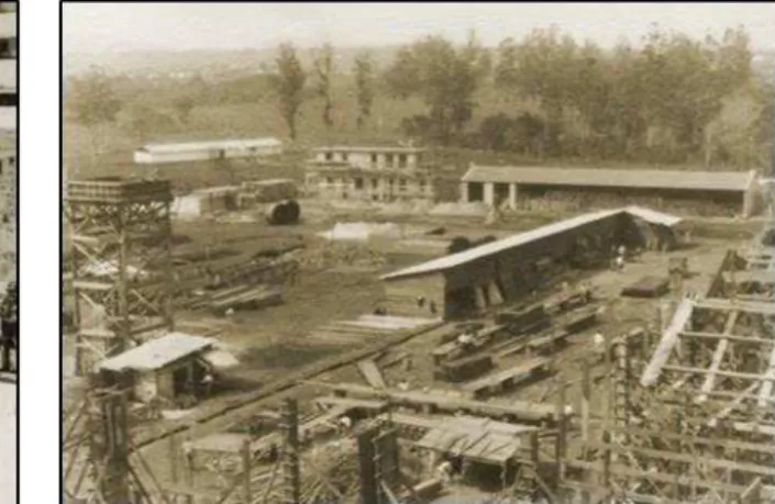 Foto 15 - Imagem da fábrica e funcionários  em 1929. Fonte: acervo Pirelli. 