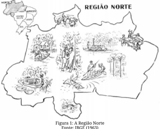 Figura 1: A Região Norte Fonte: IBGE (1963)