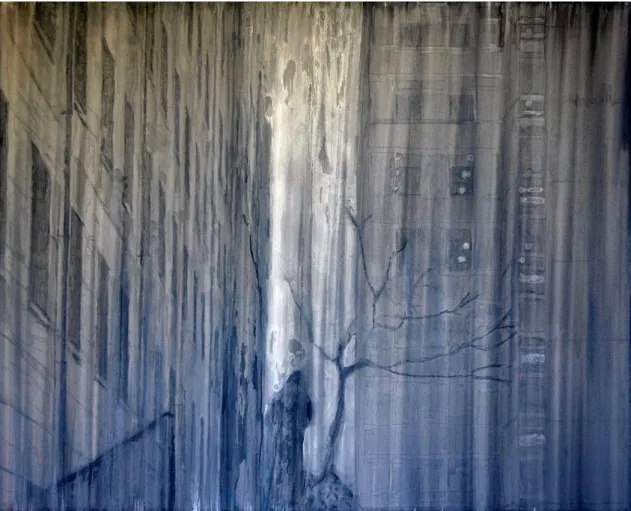 Fig. 7 Man in the Forest, Anselm Kiefer. 1971.