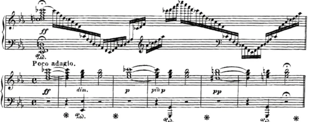 Fig. 1: Trecho final da variação 32, das Variações sobre uma Valsa de Diabelli, de Beethoven.