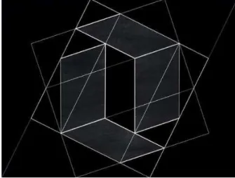 Figura 9 Josef Albers. Structural Constellation, Transformation of a Scheme No.12 1950