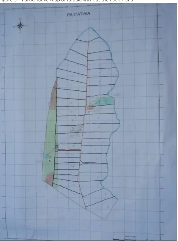Figure 5 – Participative Map of Itatiaia without the use of GPS