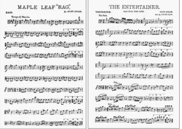 Fig. 2: High-Class Standard Rags instrumental parts (STARK, [1912?]). 