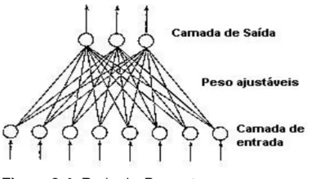 Figura 3-4: Rede de Perceptron 