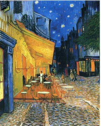 Figura 6: O terra¸co do caf´e `a noite, obra de Vincent Van Gogh.