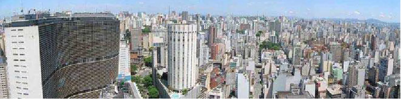 Figura 12 – Vista panorâmica da região central da cidade de São Paulo  