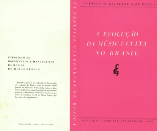 Fig. 2: Announcement of Lange’s exposition of musical manuscripts from Minas Gerais, Lisbon, 1962  (BRUFMGBUCL3.397)