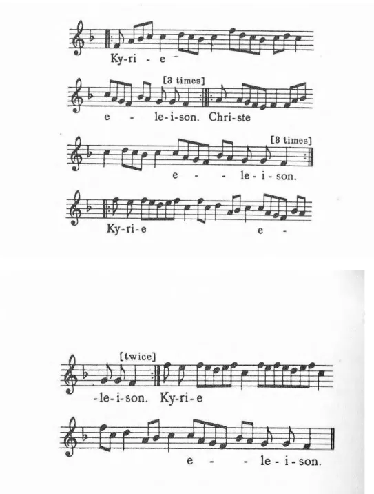 Figura 1- Partitura do  Kyrie 81