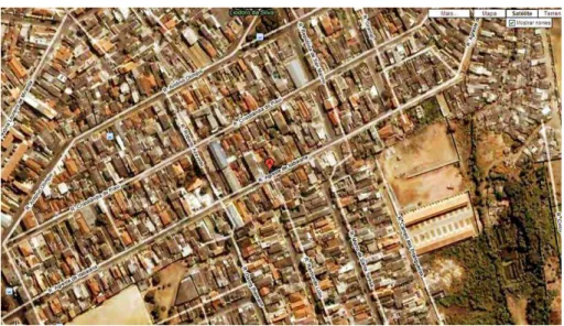 Foto 8 - Imagem aérea da localização. Centro para a criança e o Adolescente de Vila União.