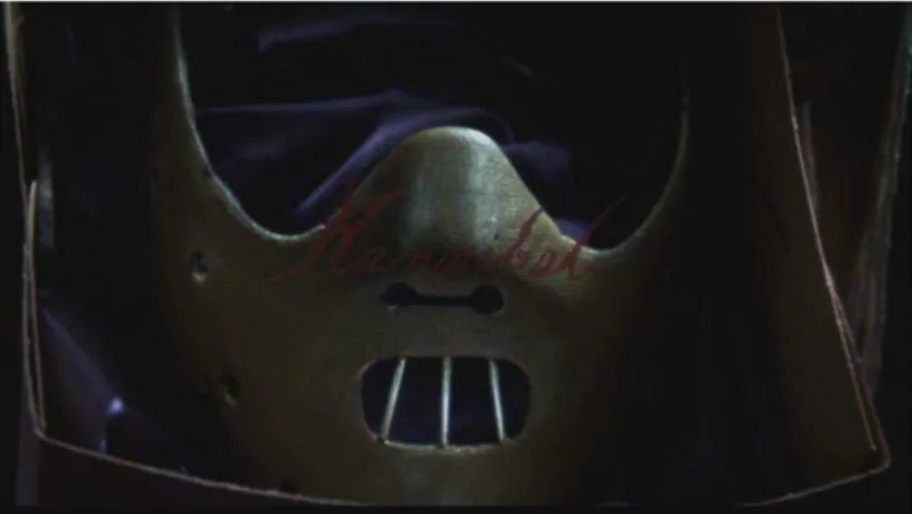 Ilustração 12 - Máscara que foi usada por Hannibal Lecter quando transferido para o Tennesse 