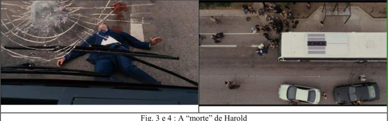 Fig. 3 e 4 : A “morte” de Harold