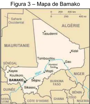 Figura 3 ‒ Mapa de Bamako