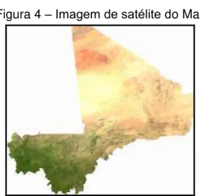Figura 4  ‒ Imagem de satélite d o Mali 