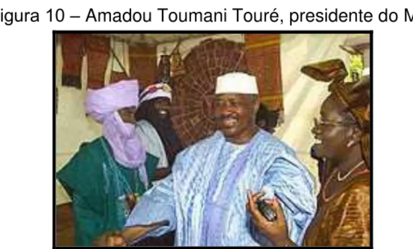 Figura 10 ‒  Amadou Toumani Touré, presidente do Mali 