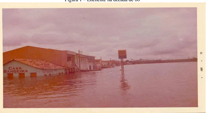 Figura 1  –  Enchente na década de 80