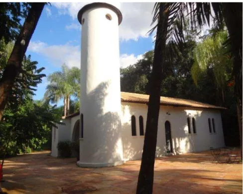 Figura 4 - Igreja do Vilarejo Inhotim, onde se encontra o Jardim Botânico do Instituto.