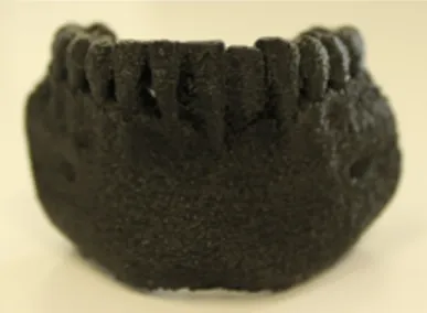 Figura   6:   Impressão   da   arcada   dentária,   produzida   no   LaMoP3D.   Fonte:   autoria   própria
