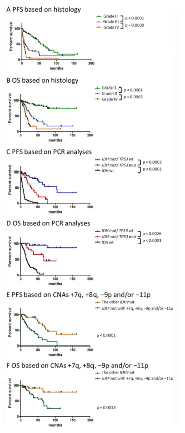 Fig 1. Kaplan – Meier curves of progression-free survival (PFS) according to subgroups