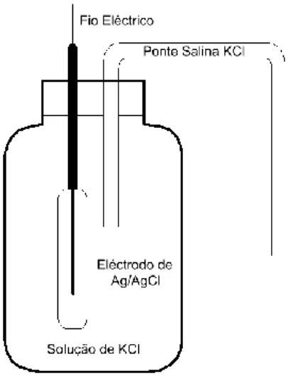 Figura 3 – Eléctrodo de Ag/AgCl 