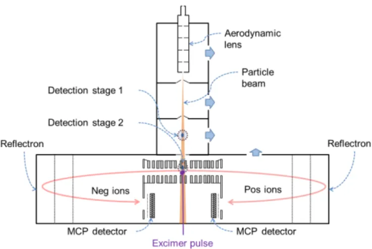 Figure 1. Schematic diagram of the LAAP-TOF instrument.