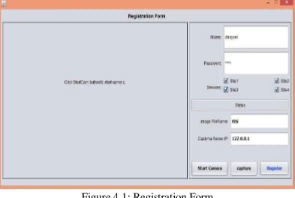 Figure 4.1: Registration Form 