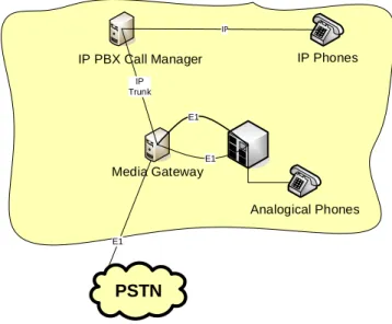 Figure 1.1 – Scheme depicting CallManager Integration. 